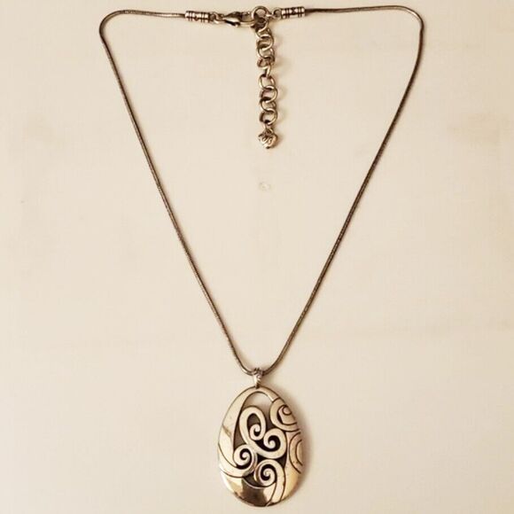 Brighton Mingle Necklace oval scroll - Picture 1 of 4